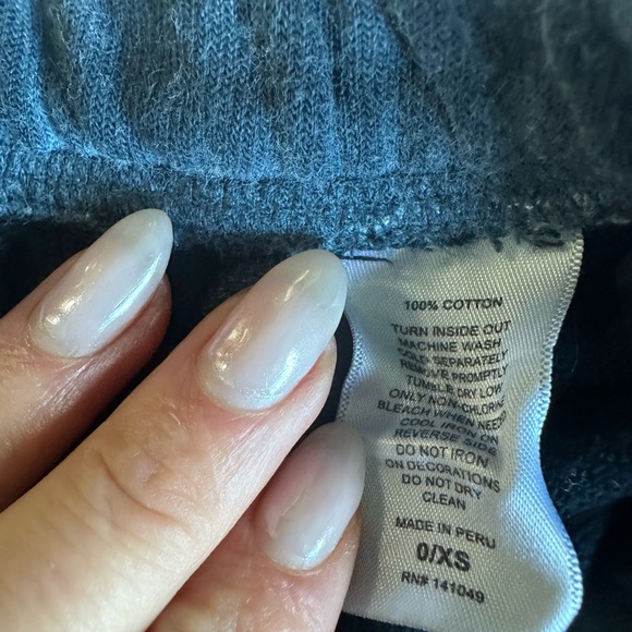 FREE CITY 3/4 sweats- vintage blue - Picture 3 of 3